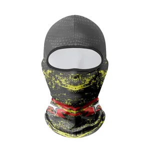 Pasamontañas de seda de hielo a rayas para hombre, protección UV de cara completa para ciclismo, bicicleta/motocicleta, deportes, uso diario, cubierta facial - Product Image 3