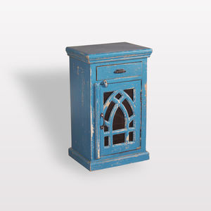 Classic Vintage-Inspired Nightstand Spacious <b>Drawers</b> Distressed <b>Wood</b> Finish <b>Bedside</b> Storage Solution for Bedroom Dining Hospital - Product Image 2