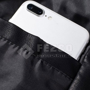 High Quality Custom Cow Skin Leather <b>Jacket</b> Men's Winter Stand Collar Waterproof Breathable Casual Fashion Custom OEM/ODM - Product Image 6