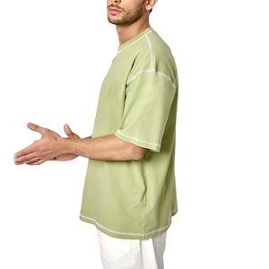 เสื้อยืดผู้ชายไซส์ใหญ่คุณภาพสูง เนื้อผ้าหนา 100% ผ้าฝ้าย ระบายอากาศได้ดี ผลิตจากโรงงาน ราคาถูก - Product Image 3