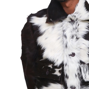 Best Selling Heavyweight Customize Packing Men's Cowhide Leather <b>Jacket</b> New Fashion Premium Windproof Cowhide Leather <b>Jacket</b> - Product Image 5