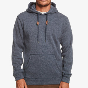 เสื้อสเวตเตอร์แขนยาวสำหรับผู้ชายเสื้อฮู้ดผ้าฟลีซแบบสวมหัวแขนยาวเปิดไหล่ - Product Image 1