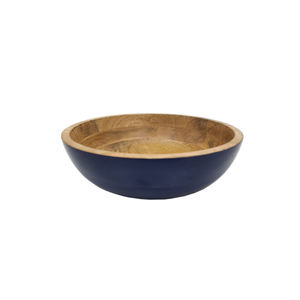 Noir en bois fait main de bol de portion de nourriture de forme ronde fini pour le restaurant et les hôtels - Product Image 4