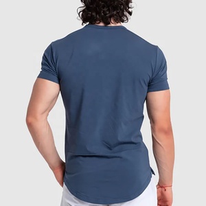 เสื้อยืดออกกำลังกายผู้ชายคุณภาพพรีเมียม ลดราคาพิเศษ แห้งเร็ว 100% ผ้าฝ้าย ระบายอากาศดี เสื้อกีฬาเปล่าๆ สำหรับออกกำลังกาย ผ้าโพลีเอสเตอร์สั่งทำได้ - Product Image 2