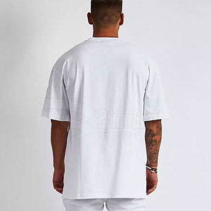 Camisetas en relieve transpirables de secado rápido Logotipo de impresión personalizado Camisetas en relieve de alta calidad para hombres - Product Image 3