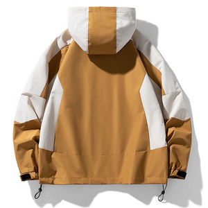 Sudaderas cortavientos para hombre, chaqueta con cremallera y capucha, manga larga a prueba de viento, prendas de vestir, sudaderas con capucha - Product Image 2