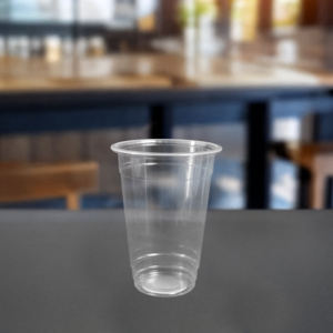 Quang Quan 95mm desechables ecológicos PP vasos de plástico 16oz/24oz pared simple para jugo café té bebidas - Product Image 1