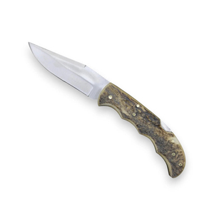 Couteau utilitaire pliant de poche en acier au carbone, couteau pliant artisanal en acier au carbone, marque privée, OEM - Product Image 1