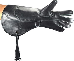 Vente en gros de gants de fauconnerie en cuir respirant Accessoires et outils de l'équipement pour la chasse aux aigles et aux oiseaux Piège à faucon - Product Image 2