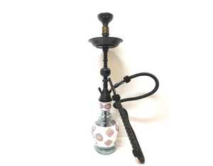 Gran oferta de lujo egipcio Mini Shisha Hookah jarrón 30cm calidad superior único estilo andaluz laca de vidrio impresa - Product Image 3