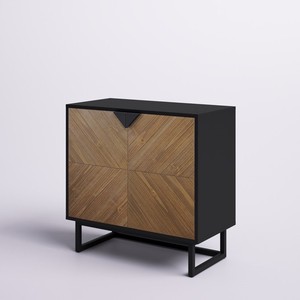 Arelie Luxury Classic Collection Armoire d'appoint Accents en bois et acier de haute qualité Meilleur prix de gros pour bureau à domicile traditionnel - Product Image 1