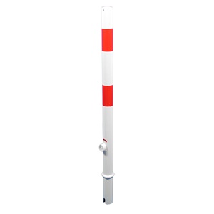 Palo di barriera -OKTAVUS- in acciaio Ø 60 mm, rimovibile - Product Image 1