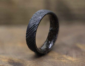 Anillo de Cuerno de Búfalo Ecológico, Elegante y Único, Joyería Artesanal con Belleza Natural y Precisión de saniya handicraft - Product Image 3