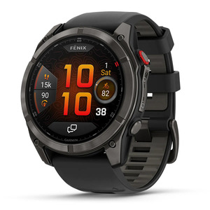 Nuevo Reloj Inteligente Fenix 8 Pro AMOLED Sapp GPS, Correa Negra/Gris DLC TT de 51 mm - Product Image 1