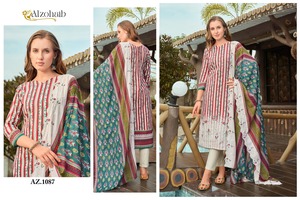 Diseñador indio paquistaní de algodón Salwar Kameez última exclusiva de calidad superior de las mujeres de lujo Ropa Étnica Casual Regular Wear - Product Image 3