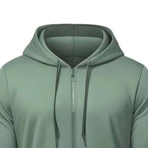 Sudaderas con Capucha para Hombre, Transpirables, Bordadas, Lisas, Teñidas, de Invierno, 100% Algodón, Servicio OEM, Diseño Personalizado, Cierre de Cremallera, Manga Larga, Estilo Urbano Informal - Product Image 6
