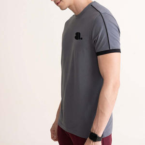 T-shirt personnalisé avec impression de logo, col rond, manches courtes, 100% coton, uni, pour homme - Product Image 3