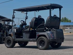 Chariot de golf électrique blanc 48V de qualité supérieure, surélevé, 4 places, tout-terrain, avec toit et pneus tout-terrain - Product Image 6