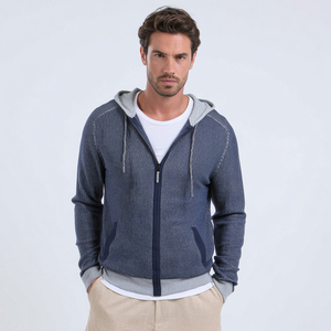 เสื้อฮู้ดผู้ชายผ้าฟลีซคอตตอน 100% แห้งเร็ว ระบายอากาศดี ทรงปกติ - Product Image 3