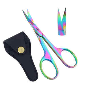 Top Quality Stainless Steel <b>Nail</b> Cuticle Scissor / Curved Sharp Blade Professional <b>Nail</b> Scissors - Product Image 5
