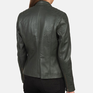 2025 nouveau Style léger blanc coupe-vent femmes vêtements personnalisé populaire de haute qualité femmes veste en cuir - Product Image 4