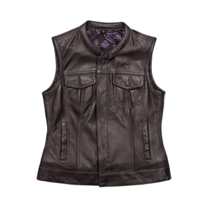 Best Selling Plus-Size <b>Men's</b> <b>Waistcoat</b> & Vest Unique Design Leather Sleeveless Winter Heated Motorcycle Vest Front Pockets - Product Image 6