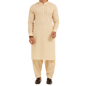 Shalwar Kameez de algodón de calidad superior para hombre islámico, diseño de Arabia Saudita, manga larga, ropa de talla grande para hombre, vestido musulmán para hombre - Product Image 1