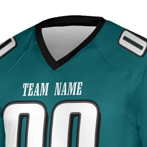 Camiseta personalizada con diseño de uniforme de sublimación 2025 para camiseta de fútbol americano sublimada de estilo de fábrica con servicio OEM - Product Image 3