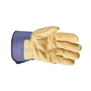 Venta al por mayor de guantes de trabajo de cuero transpirables personalizables de uso diario con compatibilidad de pantalla táctil protectora de dedo - Product Image 6