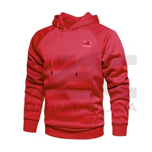 Sweat à capuche ajusté d'hiver pour hommes de grande taille Nouveaux vêtements tendance avec étiquette personnalisée Teints chauds et unis - Product Image 6