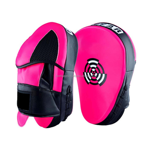 OEM Boxing <b>Focus</b> Mitts Custom Leather Punch <b>Pads</b> Professional MMA Training <b>Focus</b> <b>Pads</b> Supplier - Product Image 4