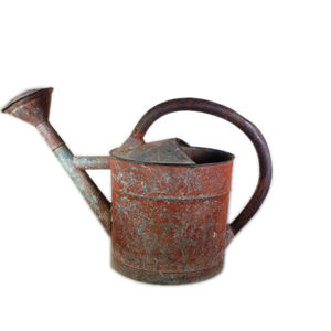 Jardinières de arrosoir fini rouillé en métal de haute qualité arrosoir en métal de fer personnalisé pour jardinières en fer galvanisé de jardin - Product Image 1