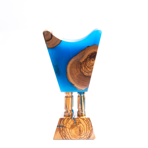 Handmade Sandalwood Wood & Resin Religious <b>Bakhoor</b> <b>Burner</b> for Oud Incense Indian Home Decor Durable Fragrance - Product Image 3