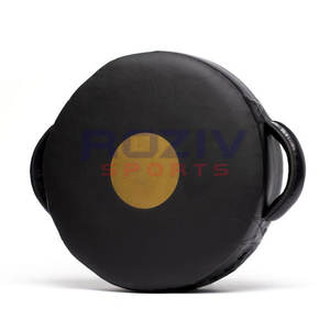 Forme ronde, haute qualité, prix de gros, meilleur fournisseur, impression de logo personnalisé, cuir PU, bouclier de boxe, protection souple - Product Image 2