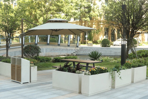 Maceta rectangular de aluminio con 30cm, 40cm y 50cm de ancho - Product Image 5