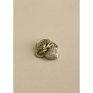 Colgante de Corazón Vintage de Oro de 10K con Incrustaciones de Micro Pavé para Regalo - Product Image 3