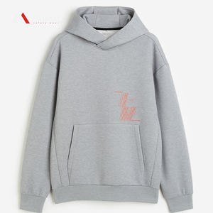 Autumn New Fashion Premium Print Gym Hoodie Customized Size 6XL Solid Color Long Sleeve Fleece Premium Casual Design Plain Dyed - Product Image 6