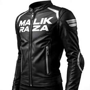 Proveedor de oro verificado | Chaqueta de motocicleta de cuero de vaca personalizada | MOQ bajo por Malik Raza - Product Image 1