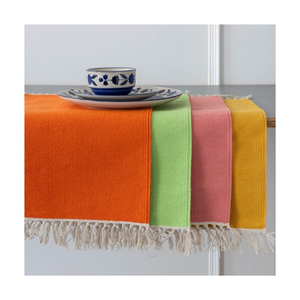 Classic Printed Square Multicolour Soft <b>Linen</b> Placemat 32x45cm Dining <b>Table</b> Mat Lightweight OEKO TEX Certified India Exporters - Product Image 4