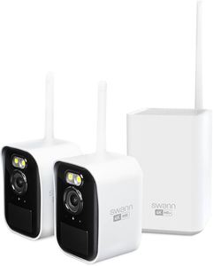 Système de sécurité NVR sans fil Swanns MaxRanger Mini Kit 4K, 4 caméras, garantie active de 3 ans, prêt à être expédié - Product Image 2