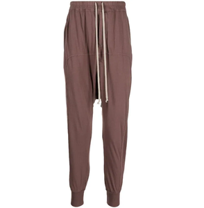 Pantalones de chándal transpirables hechos a medida con entrepierna caída Color sólido Pantalones de chándal con entrepierna caída para hombre Bolsillo lateral - Product Image 3