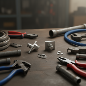 Hazet Replacement <b>Set</b> with 2 Retaining Bolts and 2 Lock Washers for Hose Clamp <b>Pliers</b> - Product Image 3