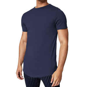 Vente en gros de t-shirts d'été pour hommes 100% coton couleur personnalisée respirant vêtements de sport à manches courtes décontracté blanc grande taille Jersey tissu - Product Image 6