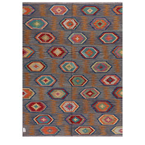 พรมกิลิมไมมาณา อัฟกานิสถาน ขนาด 203 x 155 ซม. สำหรับตกแต่งบ้าน - Product Image 1