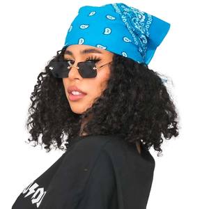 Custom Printed 100% Cotton Bandanas USA & India Fashion Wear with Unique <b>Design</b> & Logo Personalized <b>Bandana</b> - Product Image 1