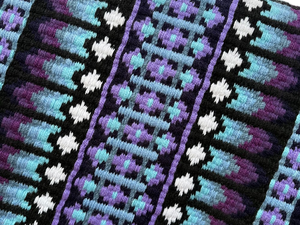 Tapis d'équitation de style occidental de conception la plus raffinée Couverture de selle Western Show en laine de Nouvelle-Zélande de qualité incroyable - Product Image 2