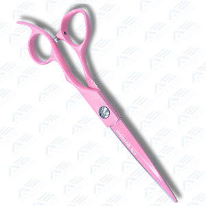 Ciseaux à cheveux roses Apto Enterprises, 6 pouces, ciseaux professionnels pour cheveux, finition titane, acier japonais 440C, coupe de précision - Product Image 3
