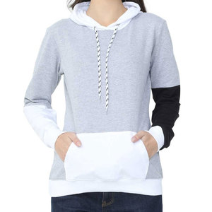 Sweat-shirts à capuche décontractés pour femmes de haute qualité, 100 % coton, anti-plis, respirants, séchage rapide, vente en gros, couleur personnalisable - Product Image 1