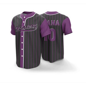 Uniforme de baseball cousu à impression numérique par sublimation, vous possédez un maillot d'équipe pour hommes - Product Image 4