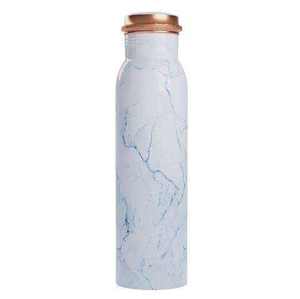 Copper <b>Water</b> <b>Bottle</b> Shiny Polished With Customized Design for <b>Gym</b> Outdoor Activity Handmade for Drinking <b>Water</b> <b>Bottle</b> In Copper - Product Image 5